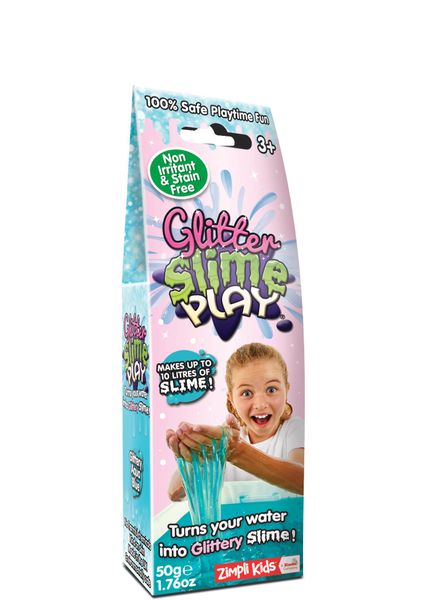 Zimplikids Glitter Slime Play Aqua