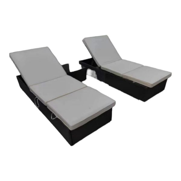 Smte -Rattan Utila 2 Piece - Marbled Black