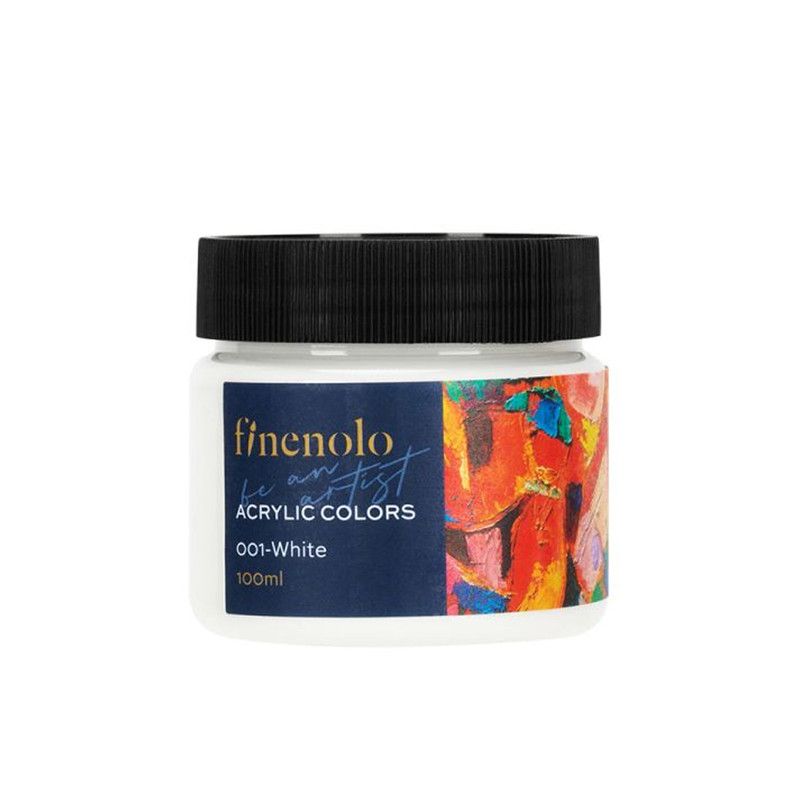 Finenolo Acrylic Colours 100ml Tub - White - 3 Pack | Shop Today. Get ...