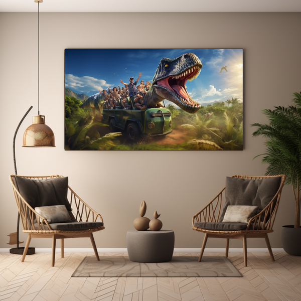 Canvas Wall Art - Dinosaur Safari - BK0052