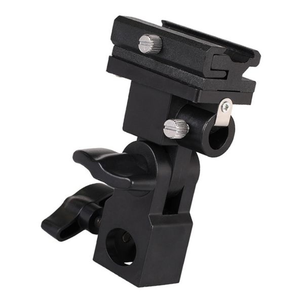 Hot Shoe Swivel Mount, Light Stand Bracket, Umbrella Holder