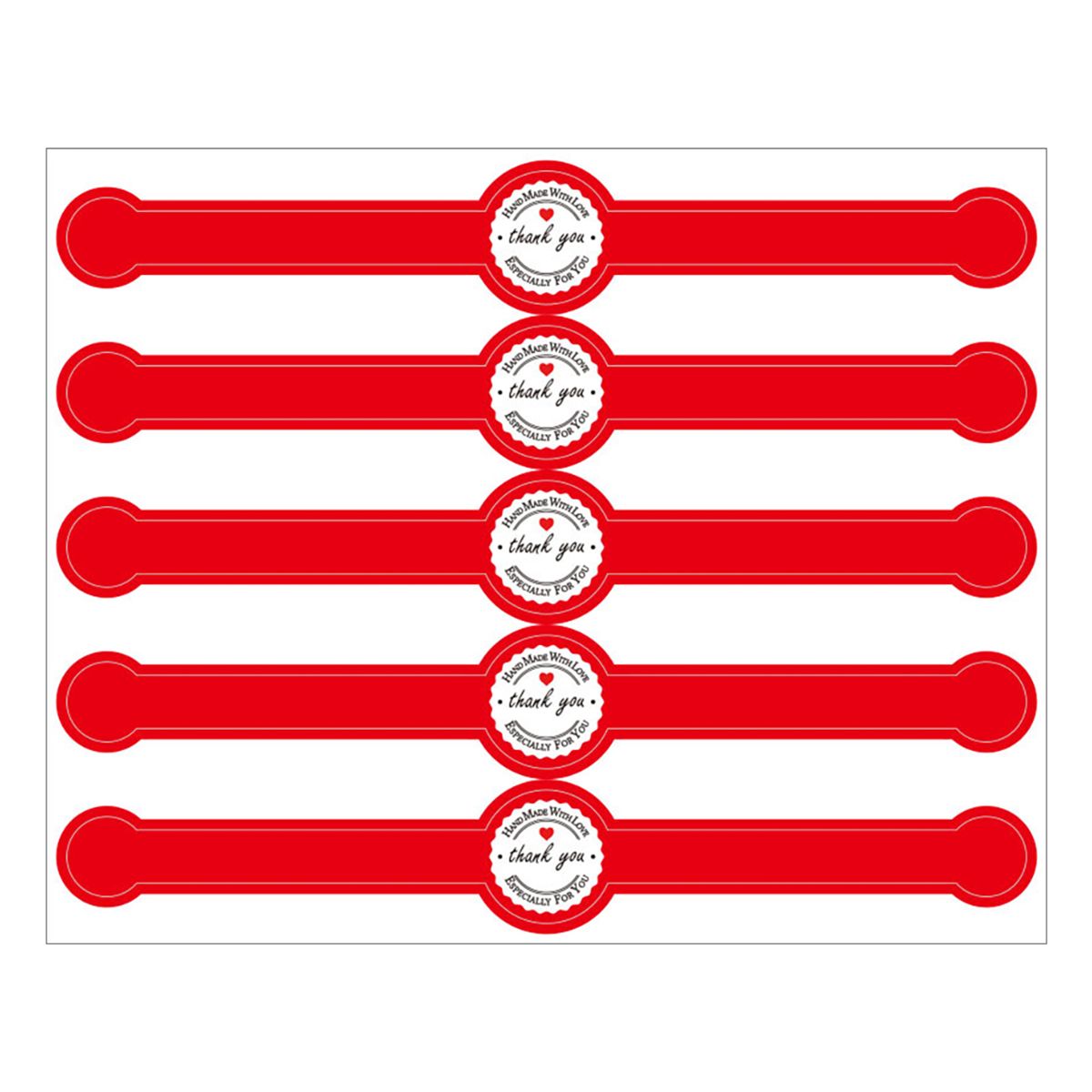 Handmade Craft Stickers 100pcs 2.5cmx18cm - Red | Shop Today. Get it ...