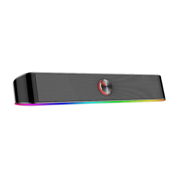 Redragon ADIEMUS 2.0 RGB Gaming Soundbar Speaker - Black