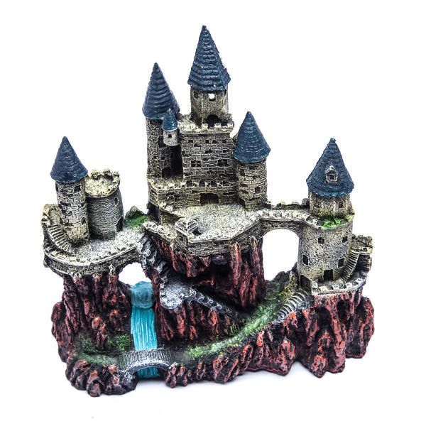 Mystical Castle Fish Tank/Aquarium Resin Ornament (25x10x24cm)