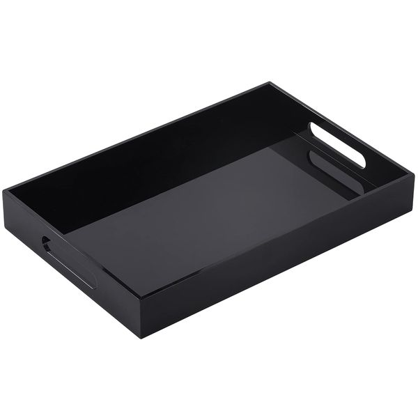 Clear Sturdy Acrylic Serving Tray,Makeup Drawer Organizer,Vanity Table