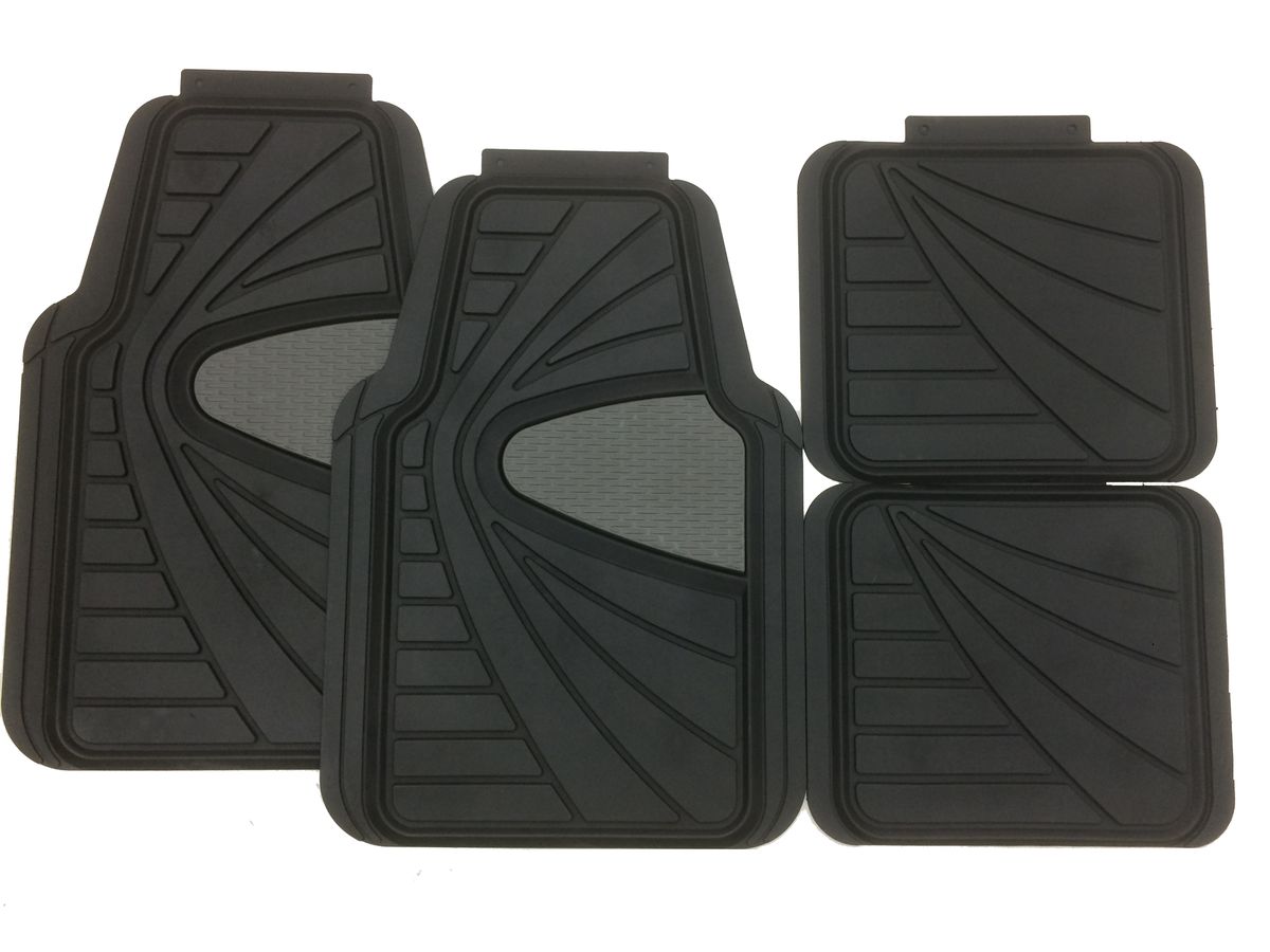 ACA Rubber Car Mat Set Two Tone 4 Piece Shop Today. Get it