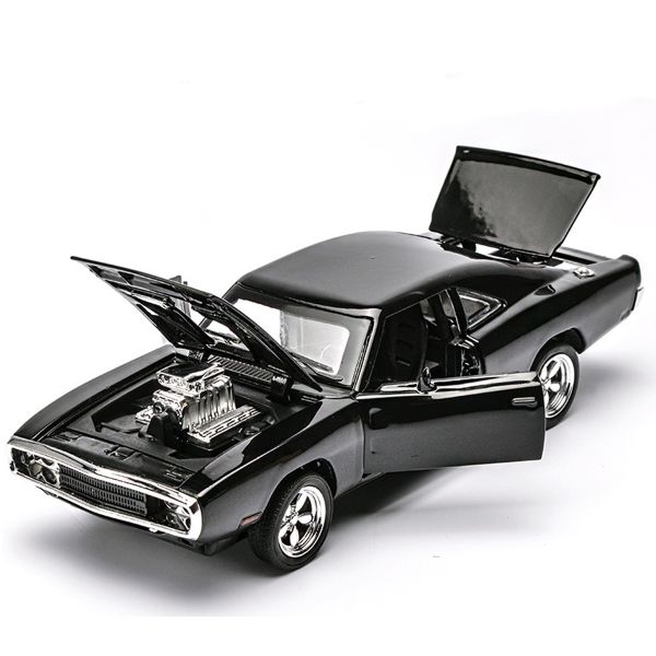 Black Fast&amp;Furious Doge Charger 1970 Model Car (DOD32011)