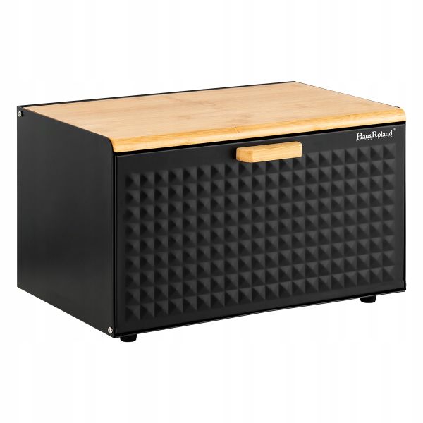 Haus Roland Bread Box with Bamboo Cover