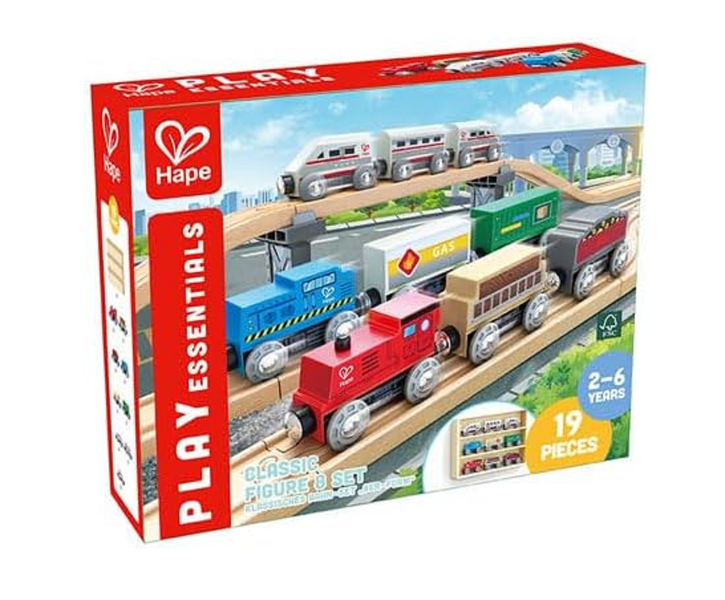 Hape Wooden Trains Collection Set