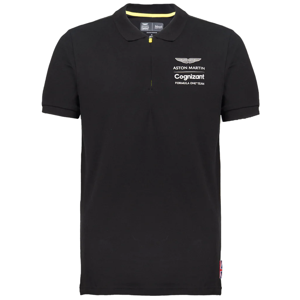 2022 Aston Martin Cognizant F1 Lifestyle Polo Shirt | Buy Online in ...