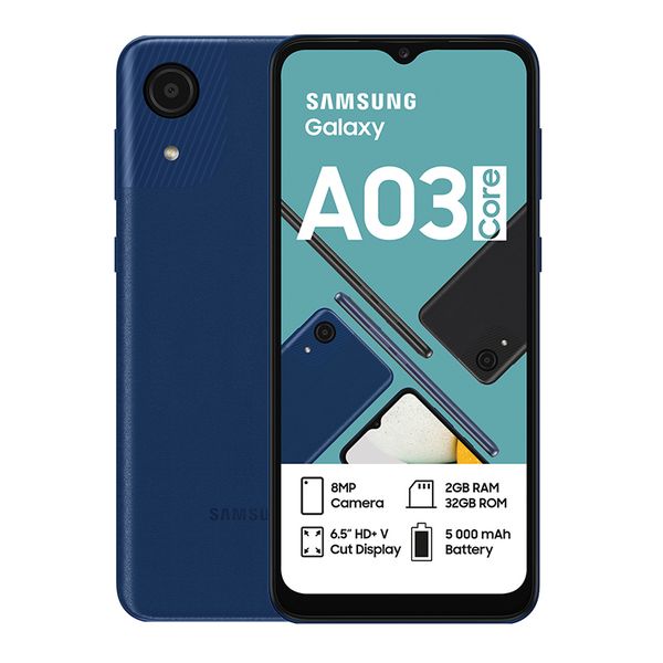 Samsung Galaxy A03 Core Dual Sim 32GB - Blue