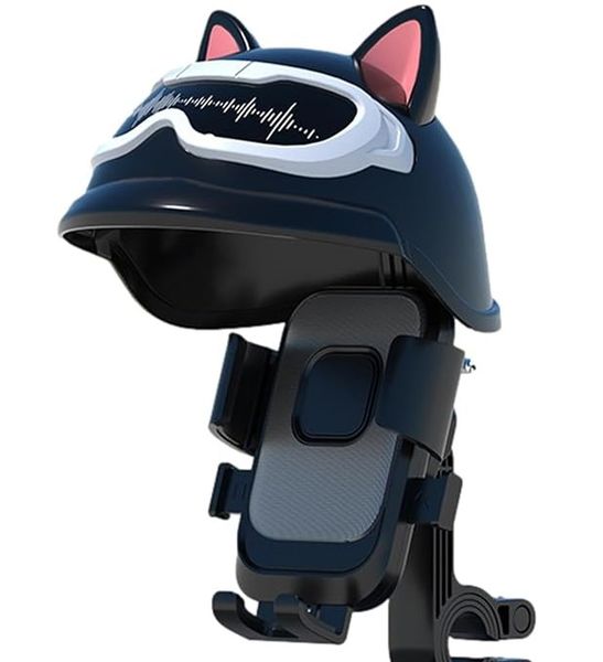 Phone Umbrella for Sun - Mini Helmets for Cell Phone with Cute Ear