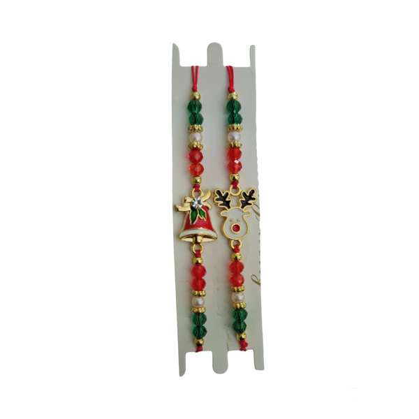 Set Of 2 Christmas Theme Bracelets - Style 02