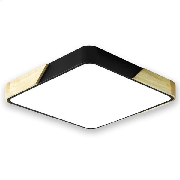 Creative Wood Flush Mounted Ceiling Light-MRUL