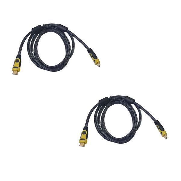 Set Of 2 5m High Speed HD to HDMI Cable
