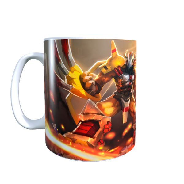 Wargreymon Rampage - Digimon Themed Coffee Mug