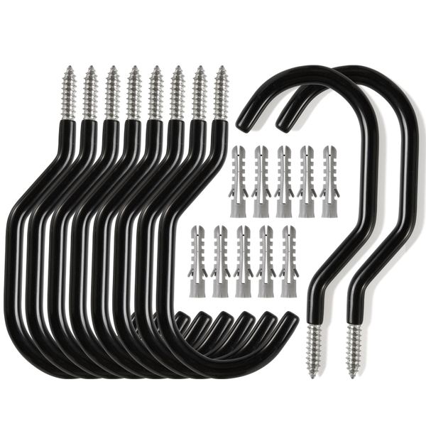 Chenshia 10pc Heavy Duty Bike Screw Garage Storage Utility Hook Tool Hanger