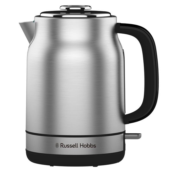 Russell Hobbs Silver, Black Stainless Steel 1.7 L Kettle