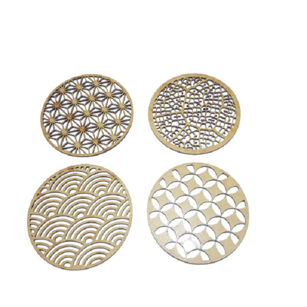 Placemats and Coaster set - Circle Love