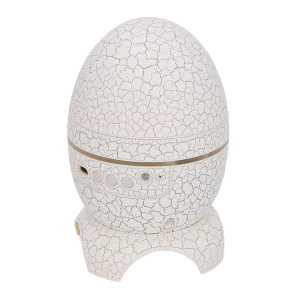 Egg-Shaped Galaxy Night Light Projector with Bluetooth Speaker