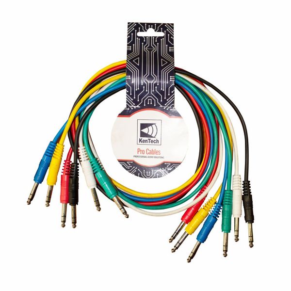 Kentech AUDC010-1M-P6 6.35mm Stereo Jack to 6.35mm Stereo Jack Cable 1M