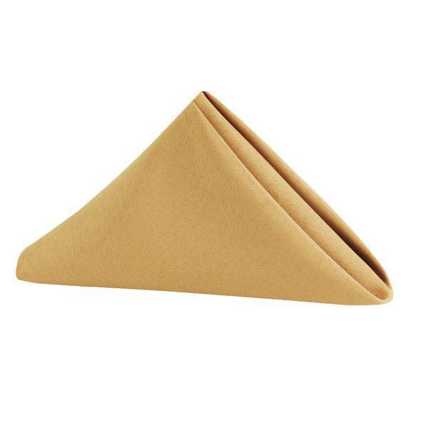 Set of 10 Napkins 50x50cm - Gold