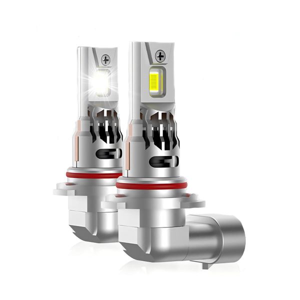 9006/HB4 Bulbs, 4500LM Brightness 6500K White 1:1 Mini Size