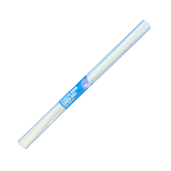 Clear Plastic Book Covering 450mm x 3m 60micron