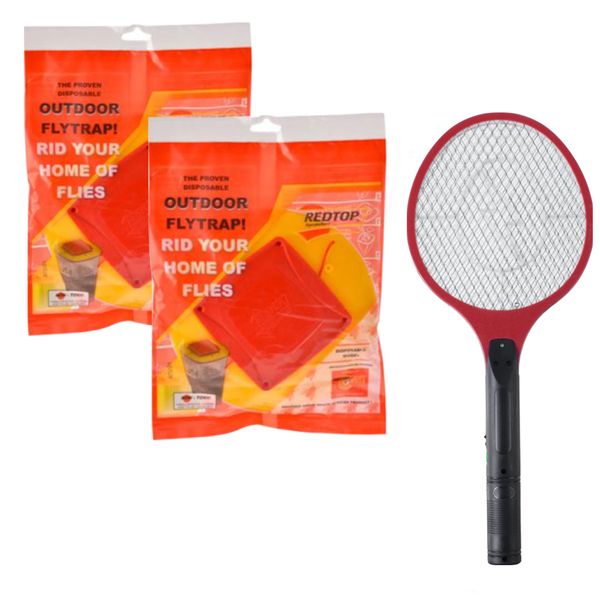 Home Flytrap &amp; Insect Killer Racquet Set of 3
