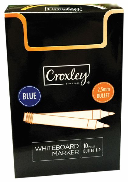 CROXLEY Whiteboard Makers Bullet Box of 10's