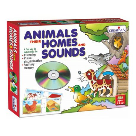 Creatives - Animals, their Homes and Sounds with CD | Buy Online in South  Africa 
