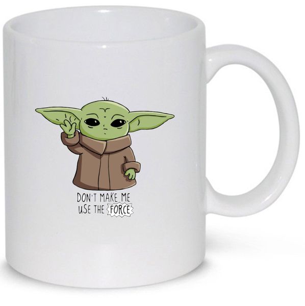 Don't Make Me Use The Force Star Wars Yoda Birthday Christmas Gift Mug