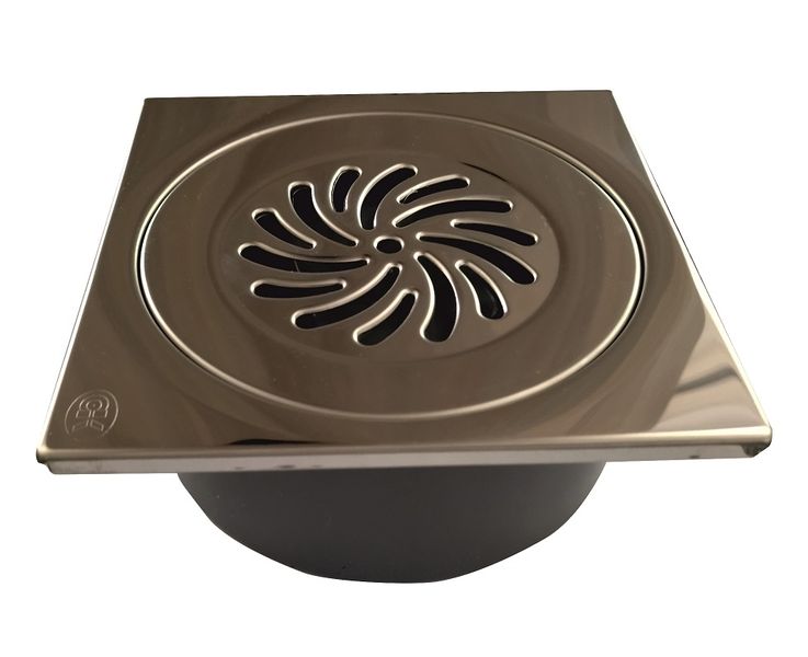 Shower Trap Drain Vertical With Grid 150/150 Mm