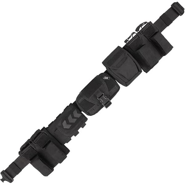 Tactical Battle Belt Set - Adjustable Duty Belt with Pouches