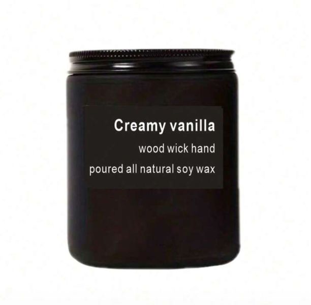 Matte Black Aromatherapy Candle