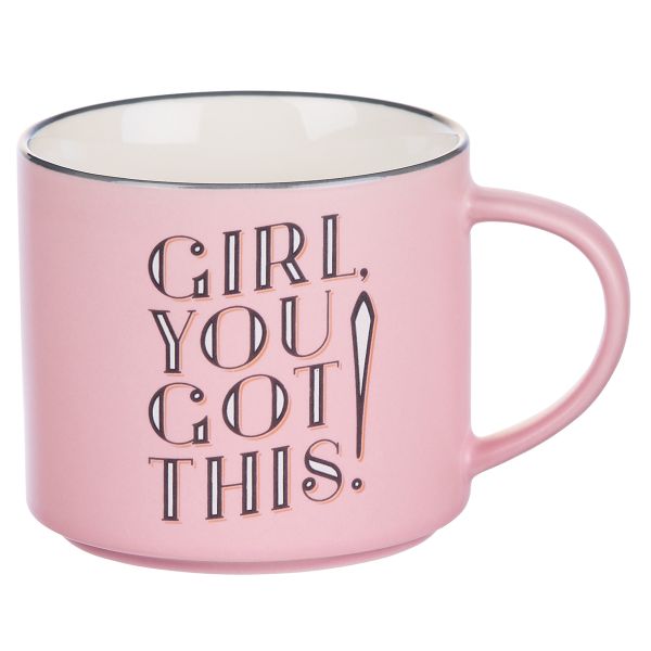 Girl You Got This Pink Ceramic Mug