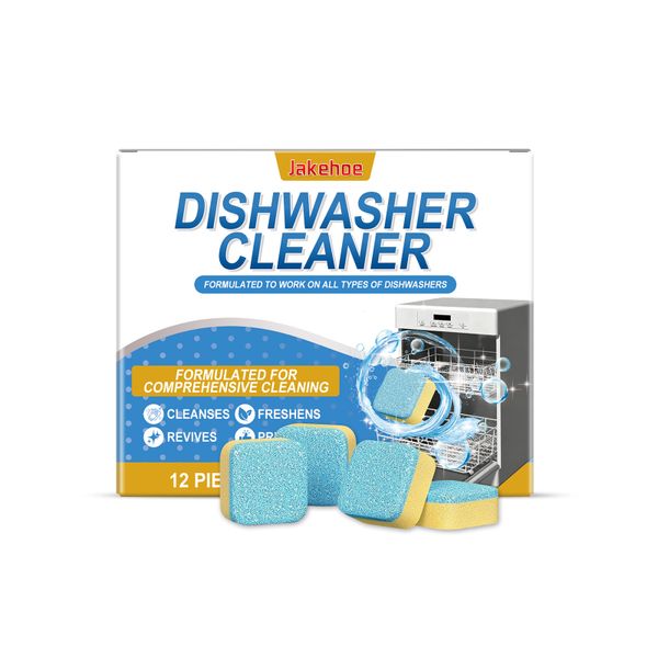 Dishwasher Cleaning Tablets - Oil And Stain Remover Scale Eliminator