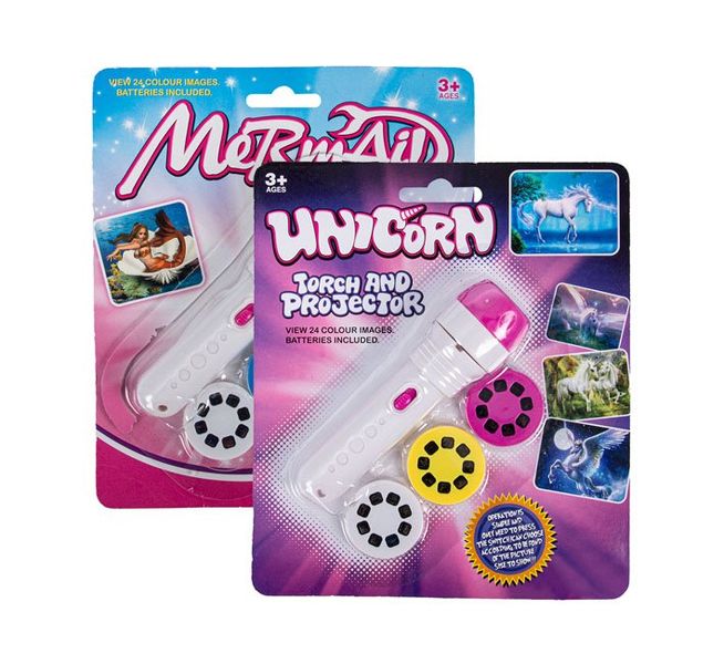 Play-Set Projector Unicorn/Mermaid (2 Pack)