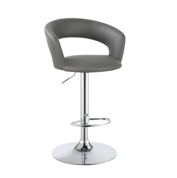 P682 Modern Adjustable Stool - Sleek Chrome Base