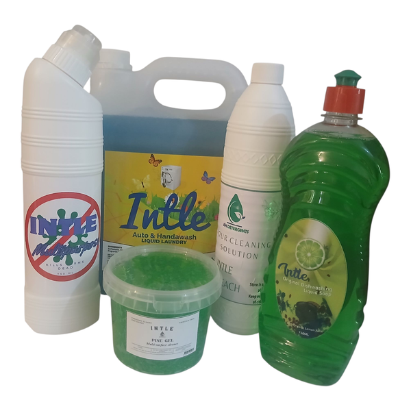 Intle Cleaning Detergent Combo - Multi-Purpose Household Cleaning Pack