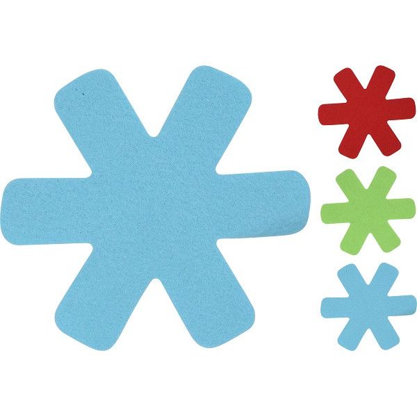 EH Felt Pan Protectors / Holders - 6 pieces (Assorted colors)