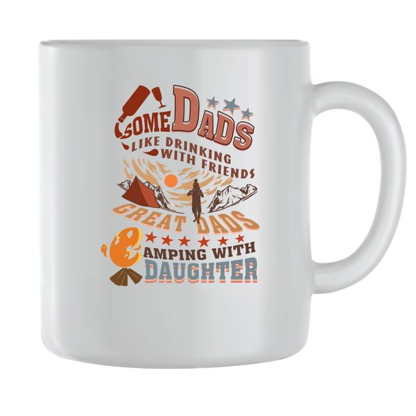 Daughter Coffee Mugs for Men Trendy Outdoor Camping Graphic Dad Cup Gift166