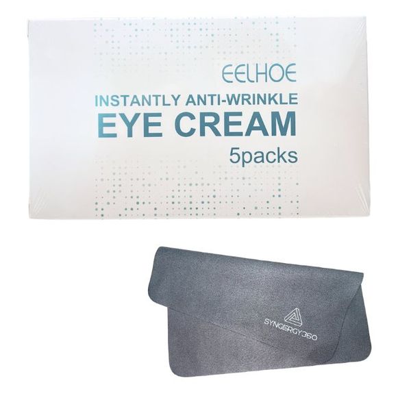Instantly Anti Wrinkle Fading Dark Circles Eye Cream With Synergy360 Cloth