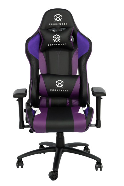 Rogueware GC200 Performance Gaming Chair - Black/Purple - Up To 160KG