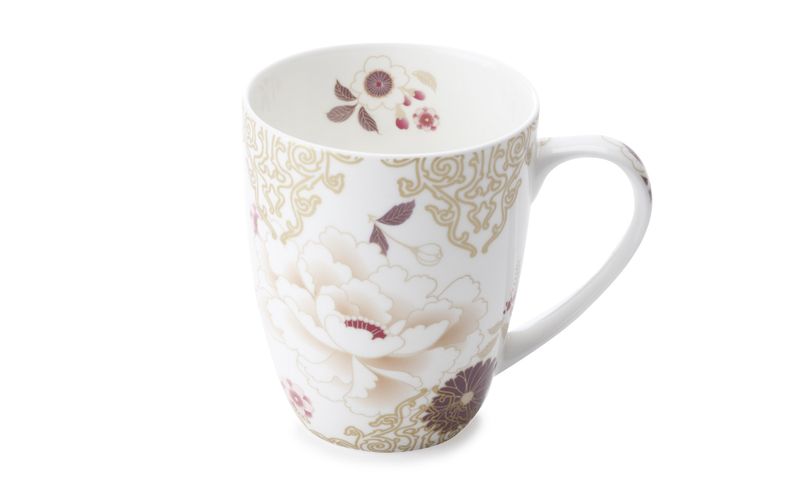 Maxwell and Williams Cashmere Kimono Mug 400ml - White