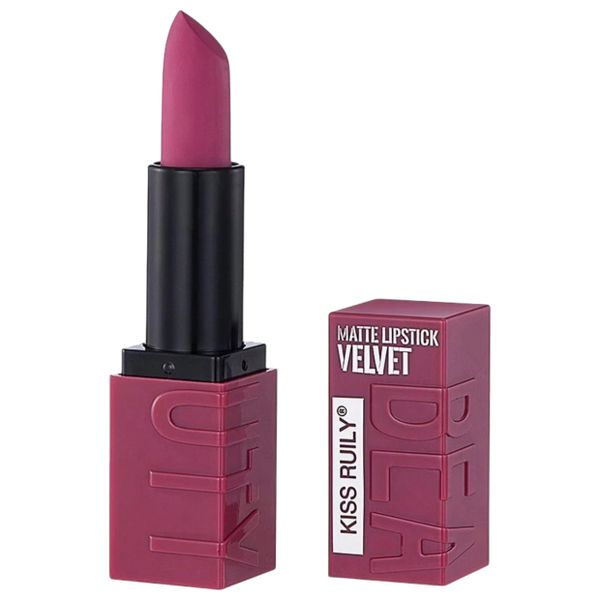 Kissruily Solid Velvet Matte Lipstick - Long-Lasting Bold Colour