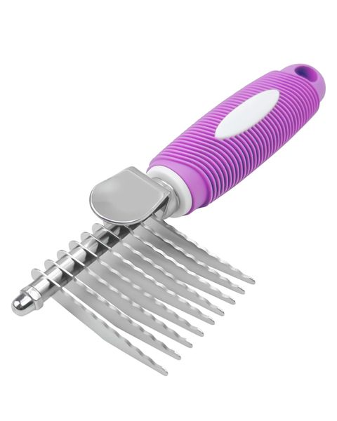 Detangling Pet Comb for Dog &amp; Cat Grooming Comb with Stainless Steel Teeth