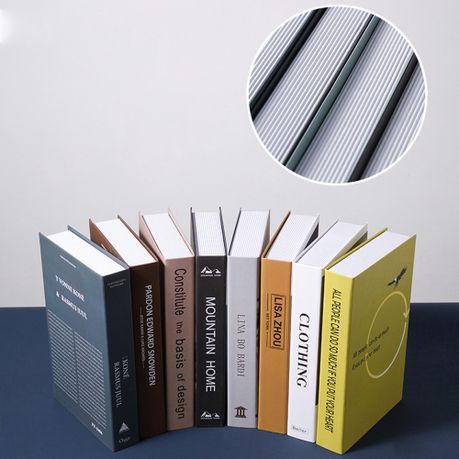  Fashion Inspired Decorative Books - Hardcover Fake