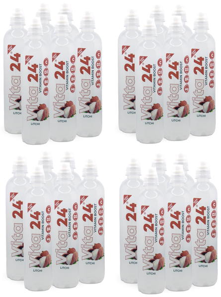 Vita24 Vitamin Boost Litchi Drink 500ml - 24 Pack