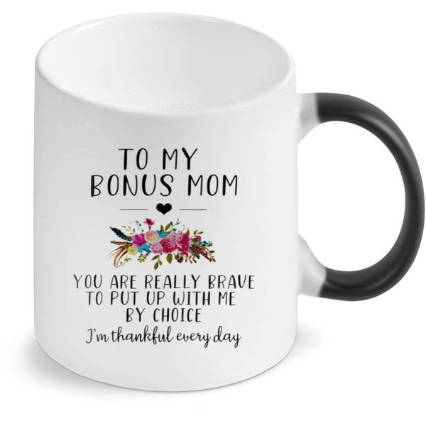 To My Bonus Mom Color Changing Mug